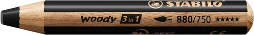 [640461] Crayons de couleur STABILO 880 woody 3-en-1 multi-usages noir