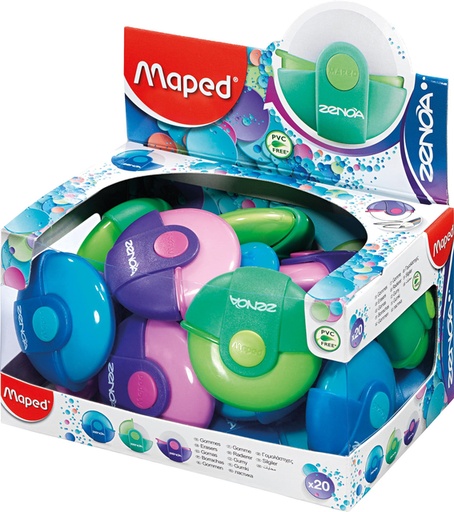 [720245] Gum Maped Zenoa display á 20 stuks assorti