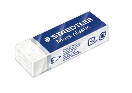 [721221] Gum Staedtler Mars 52650 65x23x10mm potlood wit