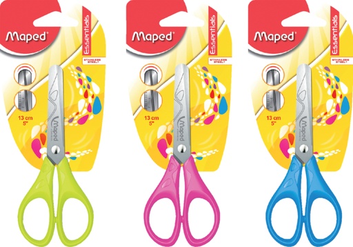 [337068] Ciseaux enfant Maped Essentials 13cm assorti