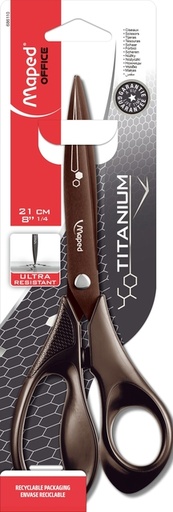 [337017] Ciseaux Maped Titanium 21cm noir