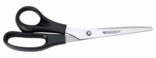[337026] Kantoorschaar Westcott 210mm met kunststof grip linkshandig rvs