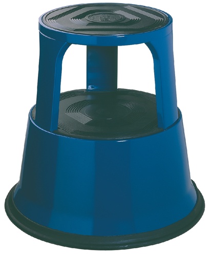 [489103] Tabouret Desq 42cm métal bleu