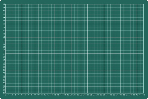 [722277] Snijmat A3 450X300mm groen
