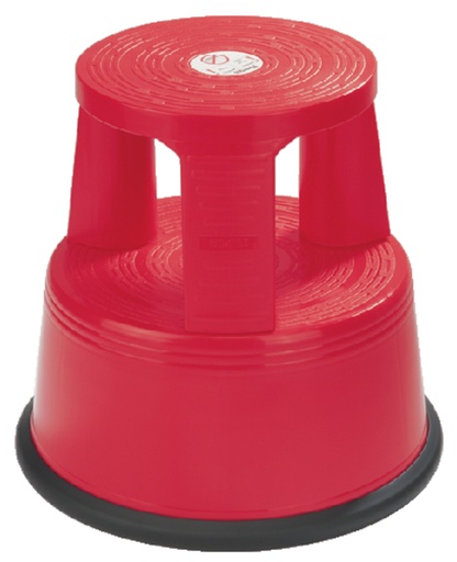 [470040] Opstapkruk Desq 420mm kunststof rood