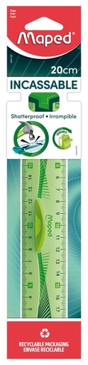 [343024] Règle Maped Flex avec prise 20cm assorti