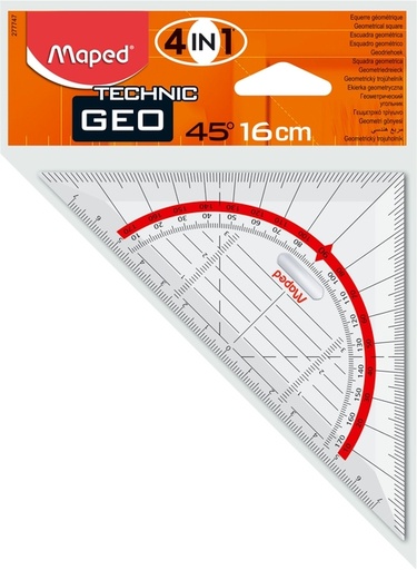 [736027] Geodriehoek Maped Technic 16cm
