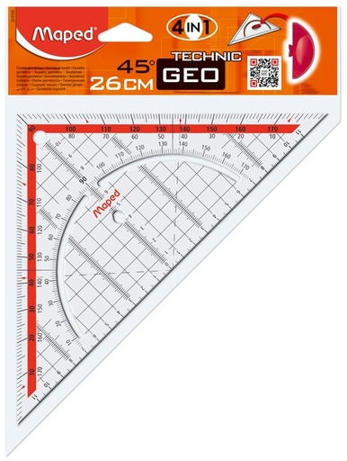 [736028] Equerre Géométrique Maped Technic 26cm