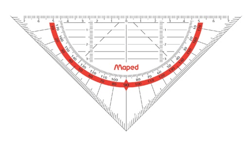 [736317] Geodriehoek Maped Geo-Flex 16cm