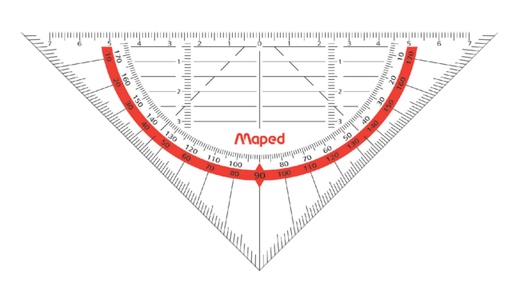 [736317] Geodriehoek Maped Geo-Flex 16cm