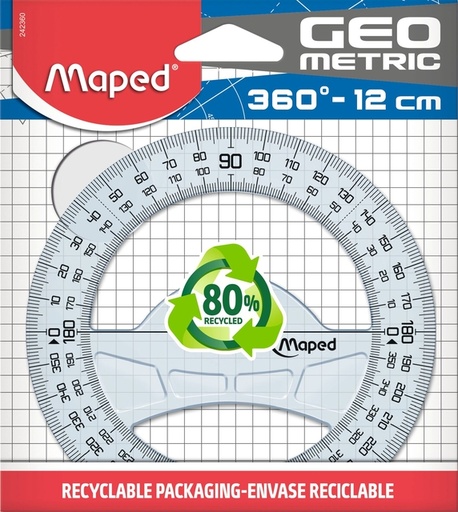 [736422] Rapporteur circulaire Maped Geometric 120mm