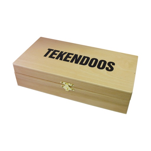 [751103] Tekendoos 27x15x8cm 3 vakken beukenhout