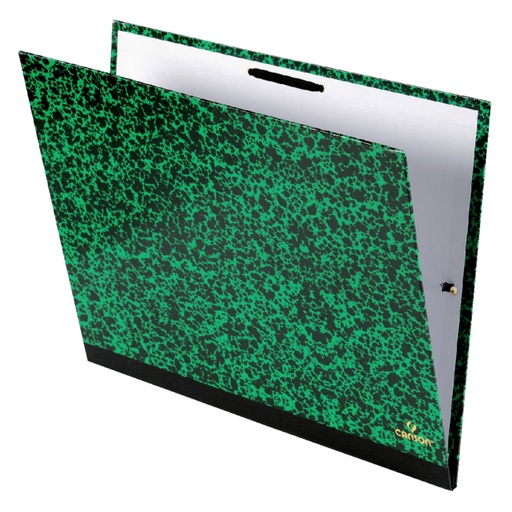 [510407] Dossier à dessin Canson Studio 320x450mm 2 élastiques vert