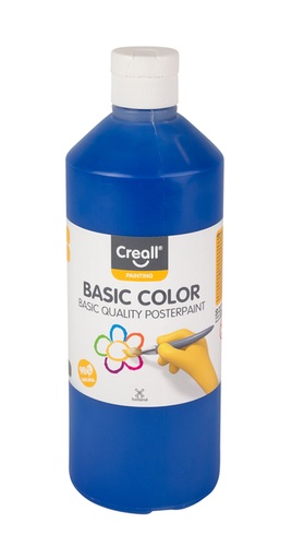 [142288] Plakkaatverf Creall basic donkerblauw 500ml