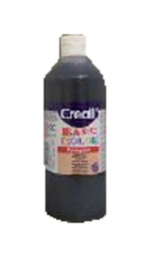 [142291] Plakkaatverf Creall basic zwart 500ml