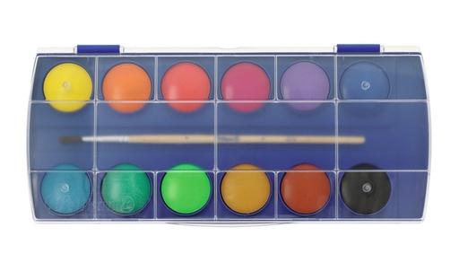 [640611] Boîte Aquarelle Pelikan 721670 22 couleurs assorti