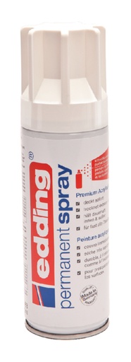 [640660] Spray peinture Permanent edding 5200 Brillant Blanc Trafic