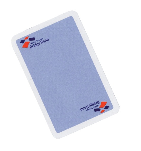 [099988] Speelkaarten bridgebond blauw