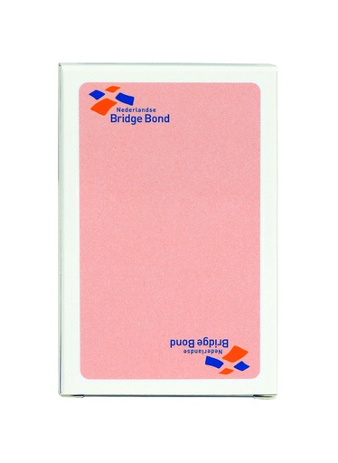 [099989] Jeu de cartes Bridge rose