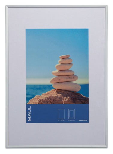 [269976] Cadre photo MAUL Design 30x40cm aluminium adre argent