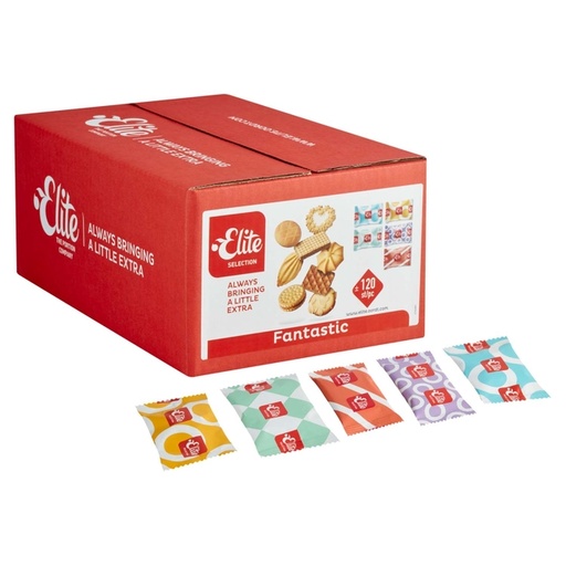[890317] Biscuits Elite Selection Fantastic assorti 120 pièces