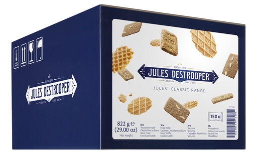 [891105] Biscuit Jules Destrooper Classic Range 150 pièces