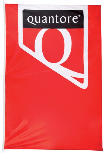 [870041] Drapeau logo Quantore 150x225cm