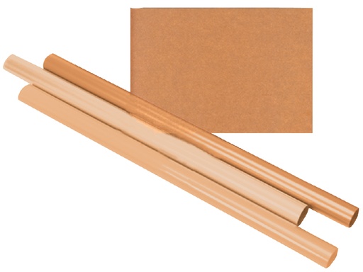 [820100] Papier d’emballage kraft rayé 60g 100cmx10m rouleau