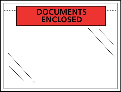 [080142] Enveloppe note d’envoi Quantore autocollante imprimé 165x122mm 1000 pièces