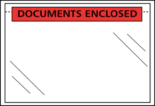 [080143] Enveloppe note d’envoi Quantore autocollante imprimé 225x165mm 1000 pièces