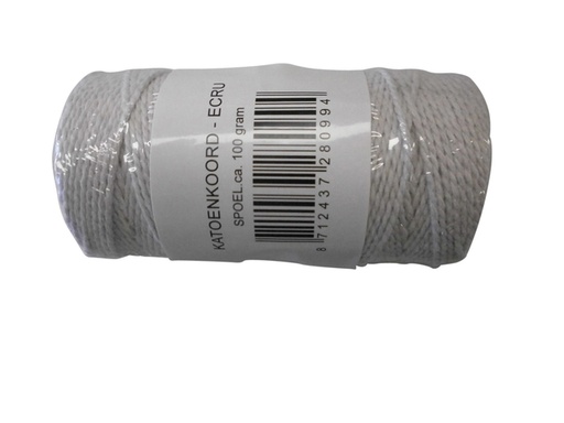 [800005] Ficelle Muller coton 100m écru