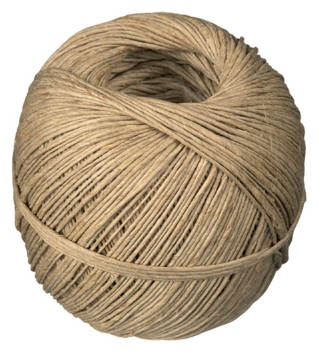 [830300] Henneptouw Muller 3-draads Ø ±2.4mm ca 100 meter