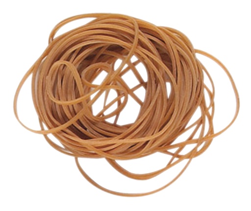 [832003] Elastiek Standard Rubber Bands 12 40x1.5mm 50gr 330 stuks bruin