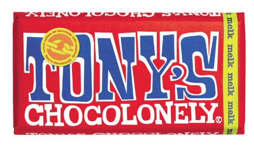 [891877] Chocolade Tony''s Chocolonely melk reep 180gr