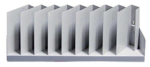 [963040] Etagère présentation métal 9 compartiments