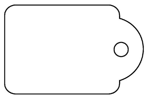 [811932] Label Apli karton nr 395 45x65mm wit 400 stuks