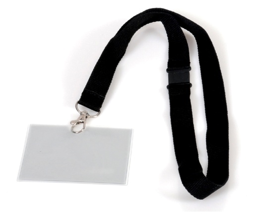 [921344] Porte-badge Europel avec cordon 90x60mm 5 pièces