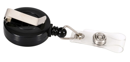 [921345] Enrouleur Europel avec lanière noir 10 pièces