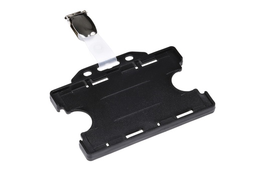 [921349] Badge - pashouder Europel open strip + clip 54x85mm