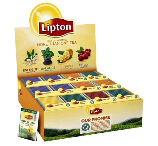 [899987] Thé Lipton coffret assorti 12x 15 pièces