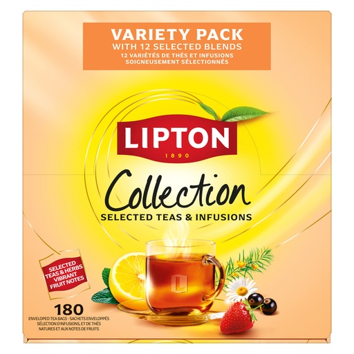 [899987] Thé Lipton coffret assorti 12x 15 pièces
