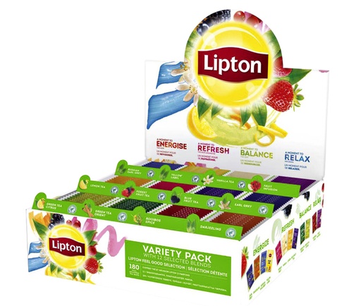 [899987] Thee Lipton assortimentsbox 12x15stuks