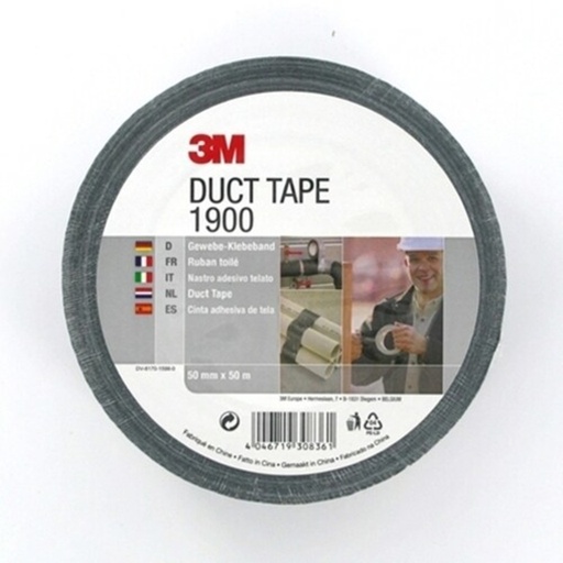 [803532] Duct tape 3M Economy  1900 50mmx50m zwart