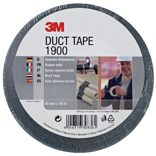 [803532] Duct tape 3M Economy  1900 50mmx50m zwart