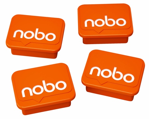 [920574] Aimant Nobo 22m orange 4 pièces