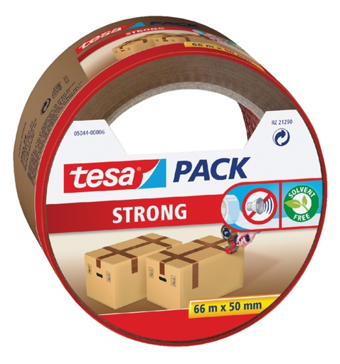 [800293] Ruban d''emballage tesapack® Strong 66mx50mm brun