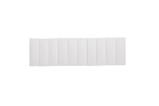 [921436] Magneet MAUL Solid 54x19mm 1000gr wit 10 stuks