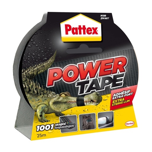 [836303] Ruban adhésif Pattex Power Tape 50mmx25m noir