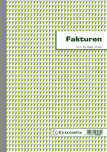 [010406] Kasboek Exacompta Manifold facturen dupli 50vel