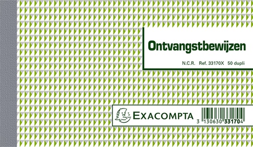 [010408] Carnet de reçus Exacompta Manifold Dupli 50 feuilles NL